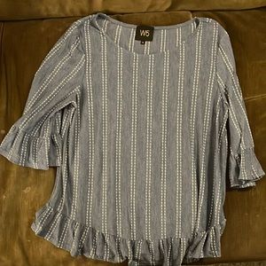 3/4 Sleeved Ruffle Tshirt